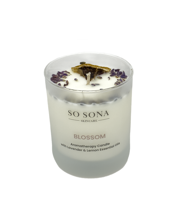 Lilin Aromaterapi Menaikkan Blossom - Lavender & Lemon