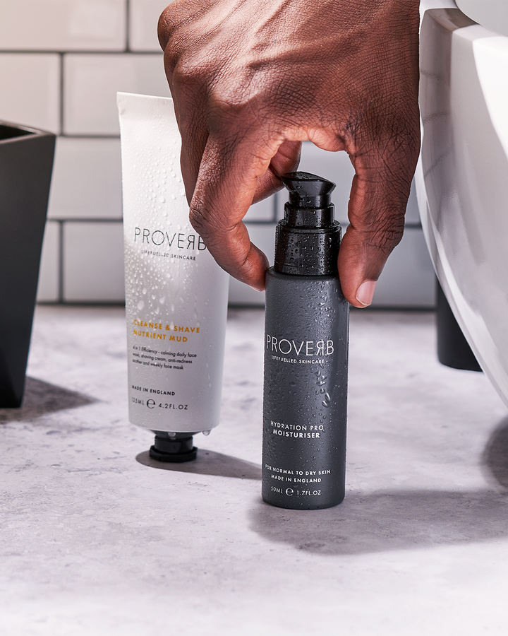 Proverb Cleansing and Shaving Nutrient Mud and Hydration Pro Moisturiser