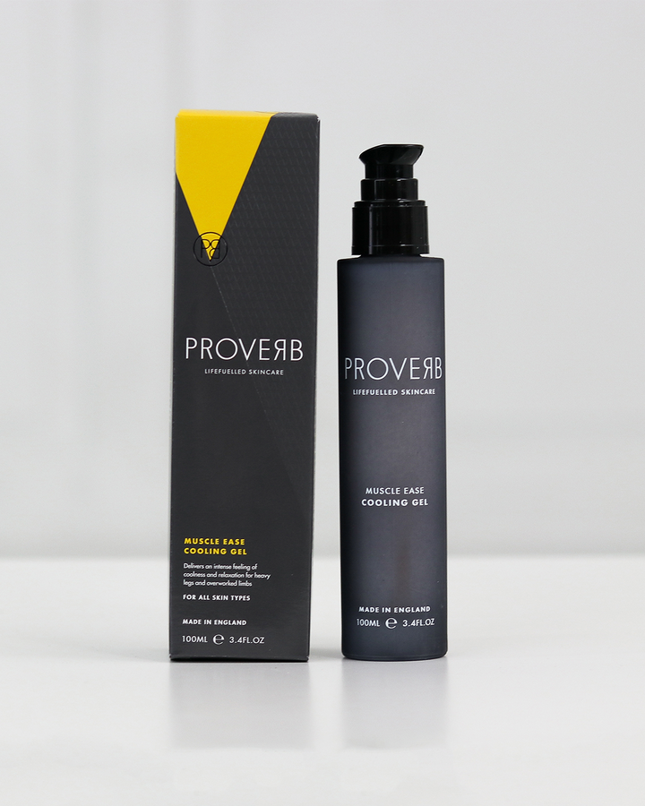 Proverb Muscle Ease Cooling Gel with packaging