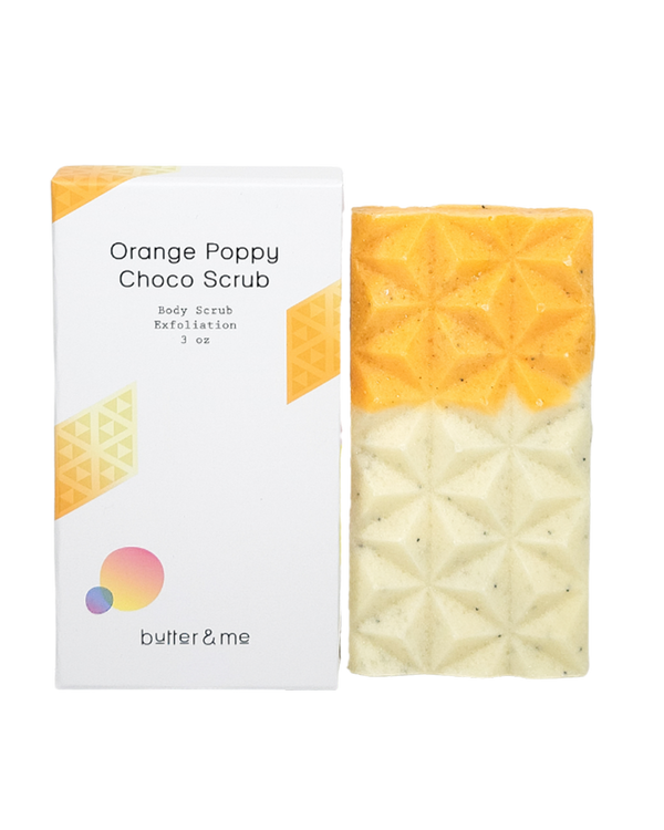 Orange Poppy - 巧克力身体磨砂膏