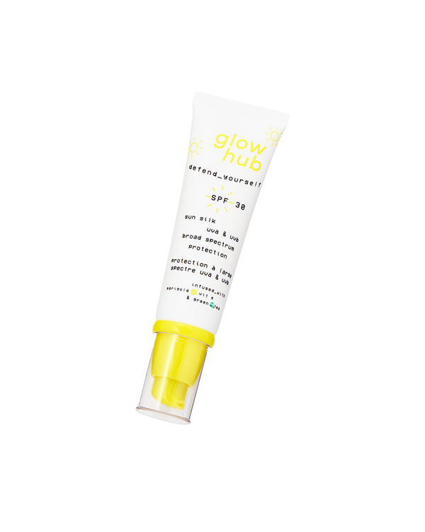 Glow Hub Sun Silk 30 SPF Face Cream skincare product